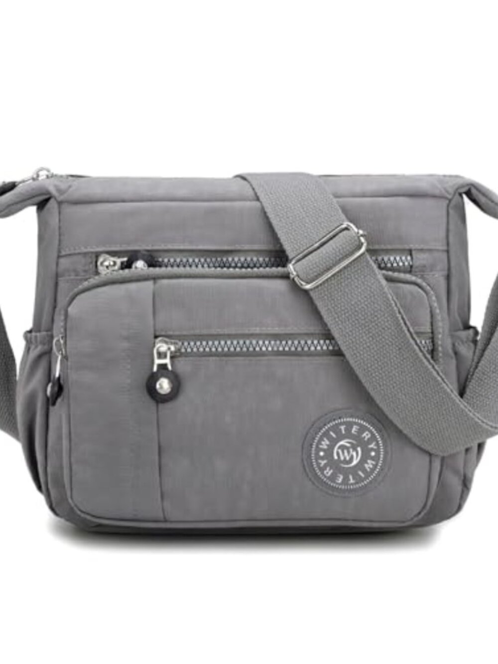 WITERY Nylon Crossbody Bag Waterproof Multi-Pocket Shoulder Purse